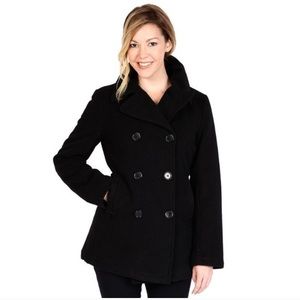 Moda Black Peacoat